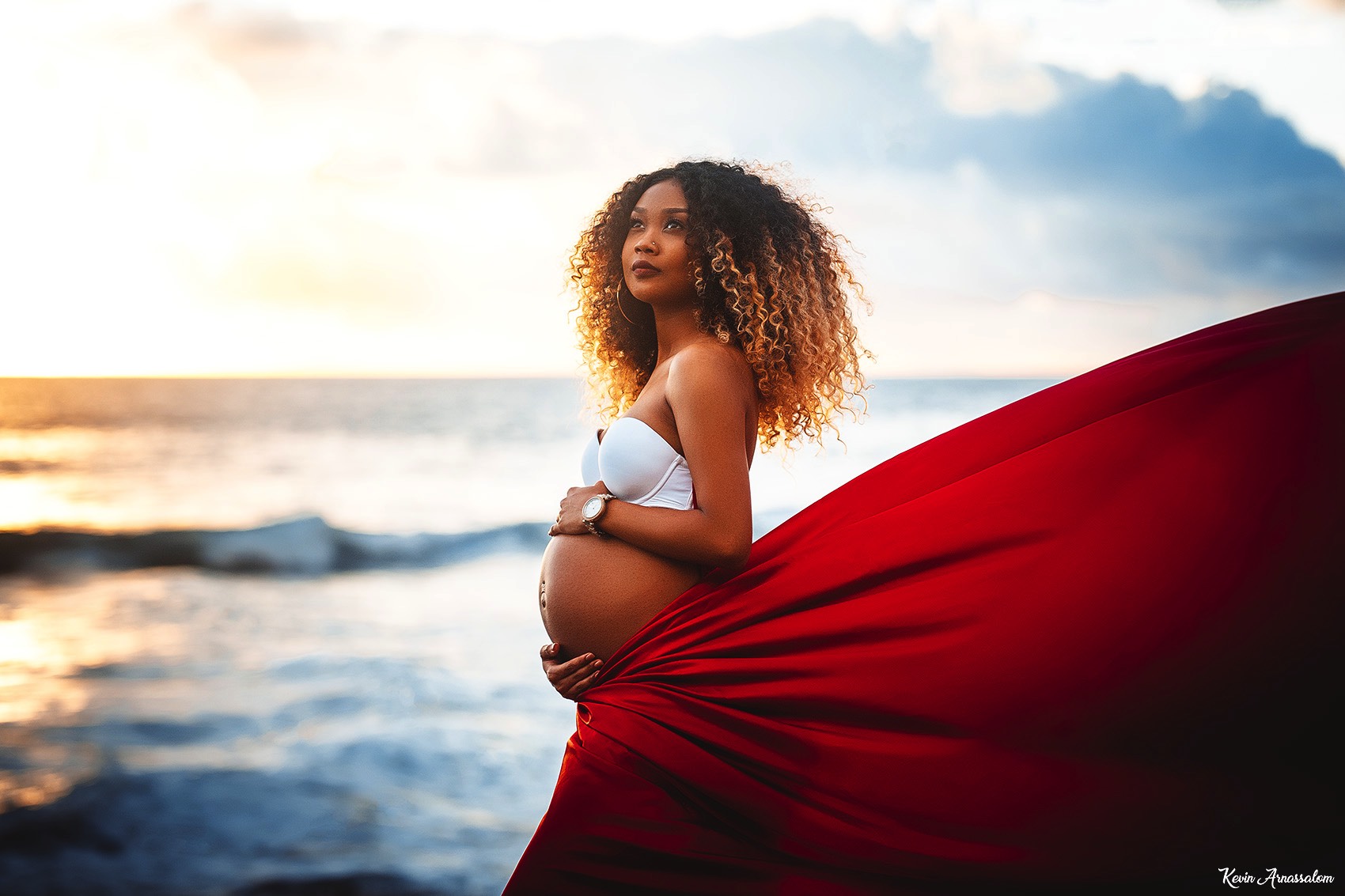 Photographe grossesse à la Réunion (974) - Shooting photo de femme enceinte